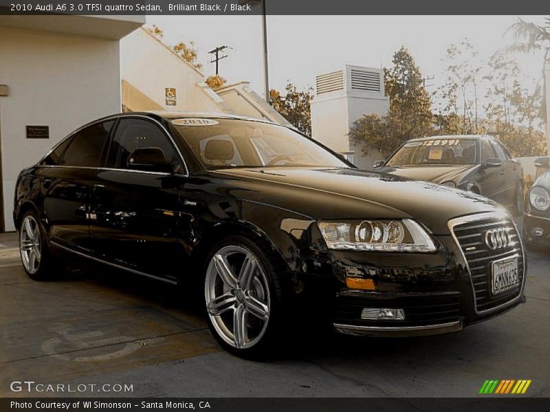 Front 3/4 View of 2010 A6 3.0 TFSI quattro Sedan