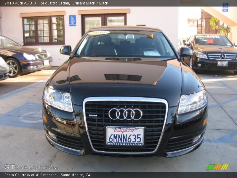 Brilliant Black / Black 2010 Audi A6 3.0 TFSI quattro Sedan
