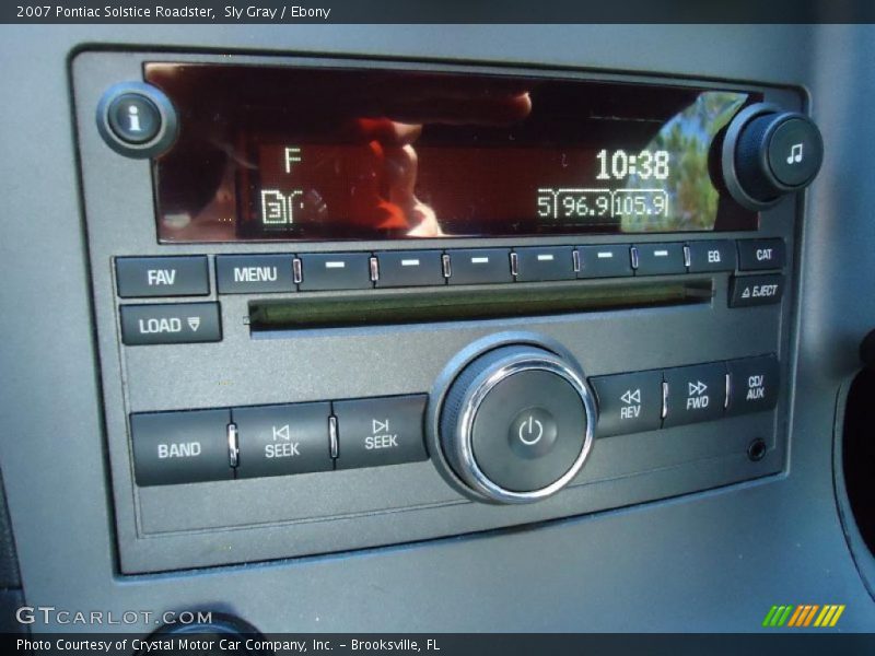 Sly Gray / Ebony 2007 Pontiac Solstice Roadster