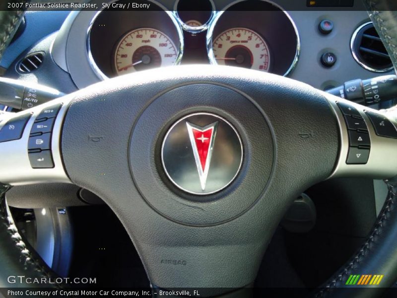 Sly Gray / Ebony 2007 Pontiac Solstice Roadster