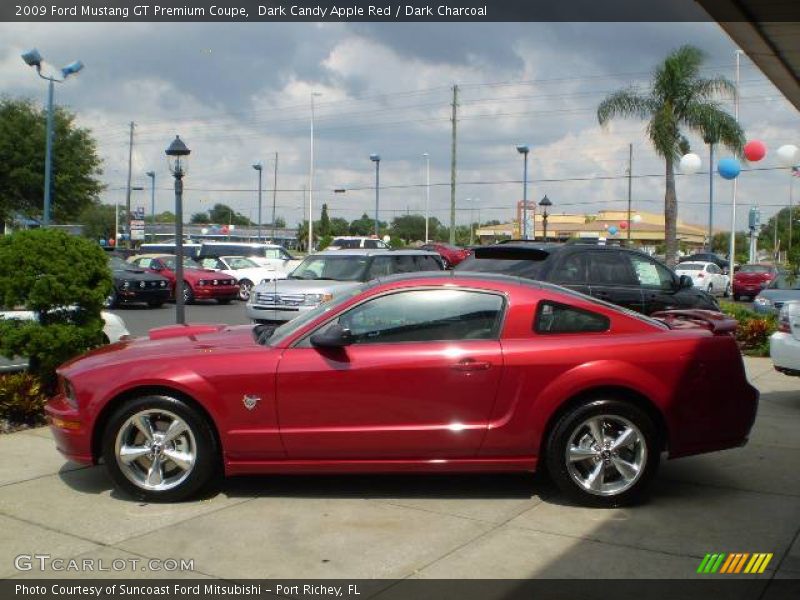 Dark Candy Apple Red / Dark Charcoal 2009 Ford Mustang GT Premium Coupe