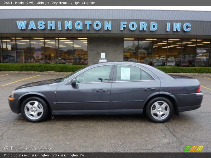 Midnight Grey Metallic / Light Graphite 2001 Lincoln LS V6