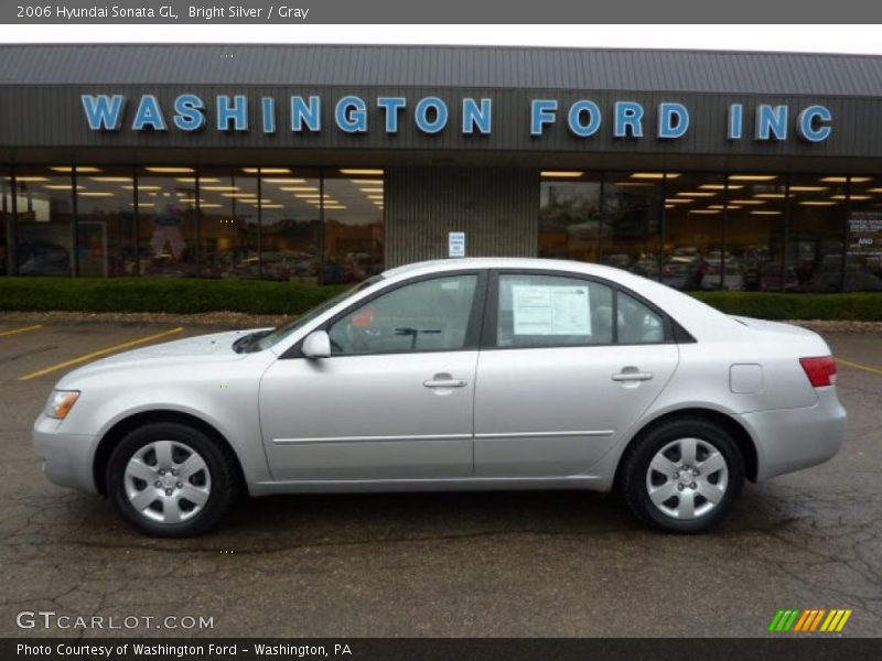 Bright Silver / Gray 2006 Hyundai Sonata GL