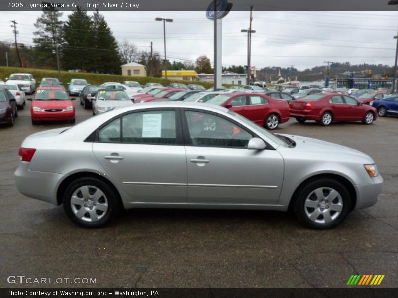 Bright Silver / Gray 2006 Hyundai Sonata GL