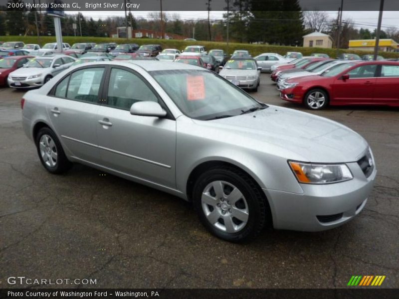 Bright Silver / Gray 2006 Hyundai Sonata GL