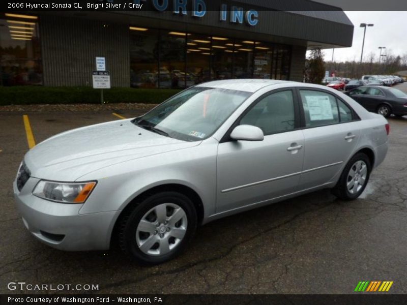 Bright Silver / Gray 2006 Hyundai Sonata GL