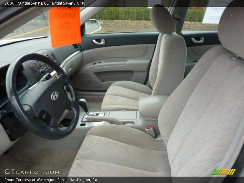 Bright Silver / Gray 2006 Hyundai Sonata GL