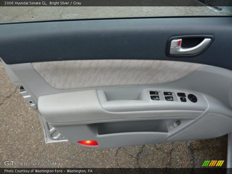 Bright Silver / Gray 2006 Hyundai Sonata GL