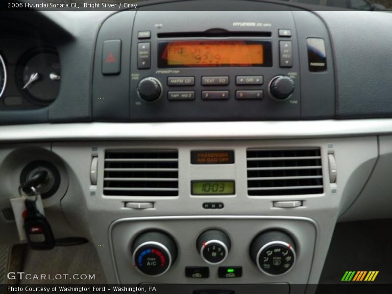 Bright Silver / Gray 2006 Hyundai Sonata GL