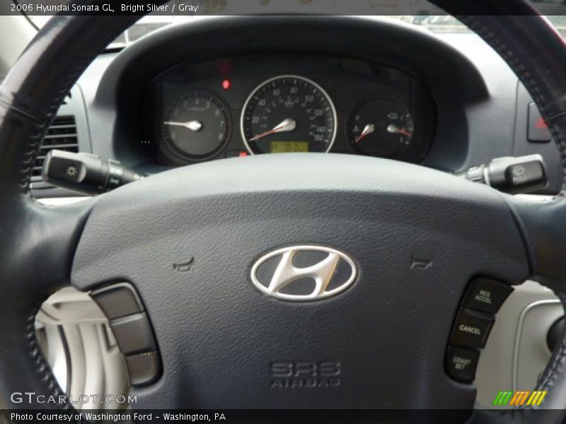 Bright Silver / Gray 2006 Hyundai Sonata GL