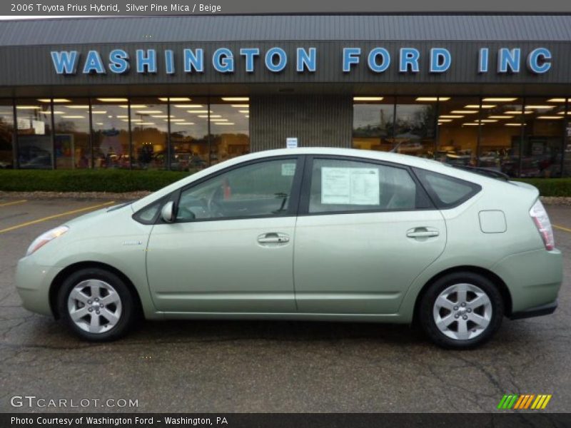 Silver Pine Mica / Beige 2006 Toyota Prius Hybrid