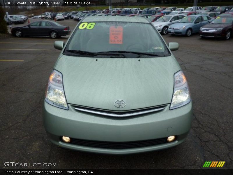 Silver Pine Mica / Beige 2006 Toyota Prius Hybrid