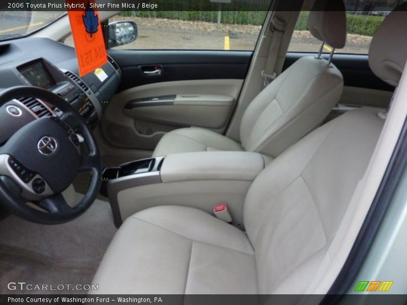 Silver Pine Mica / Beige 2006 Toyota Prius Hybrid