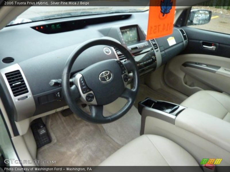 Silver Pine Mica / Beige 2006 Toyota Prius Hybrid