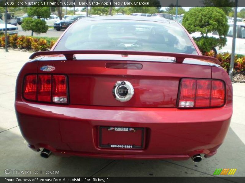 Dark Candy Apple Red / Dark Charcoal 2009 Ford Mustang GT Premium Coupe