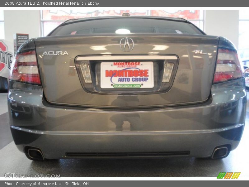 Polished Metal Metallic / Ebony 2008 Acura TL 3.2