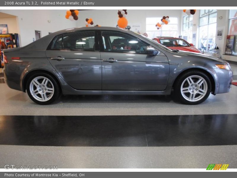 Polished Metal Metallic / Ebony 2008 Acura TL 3.2