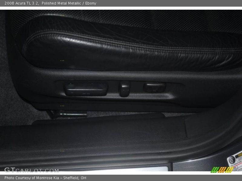 Polished Metal Metallic / Ebony 2008 Acura TL 3.2