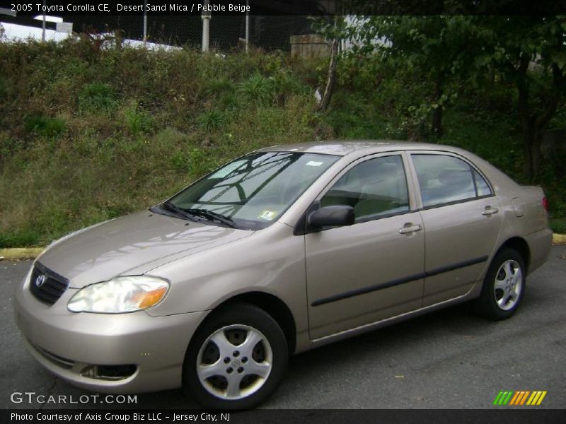 Desert Sand Mica / Pebble Beige 2005 Toyota Corolla CE