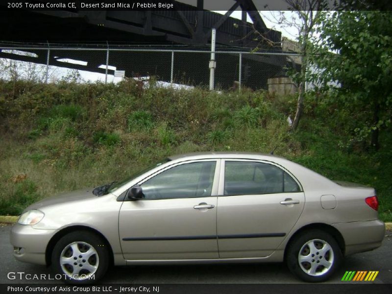 Desert Sand Mica / Pebble Beige 2005 Toyota Corolla CE