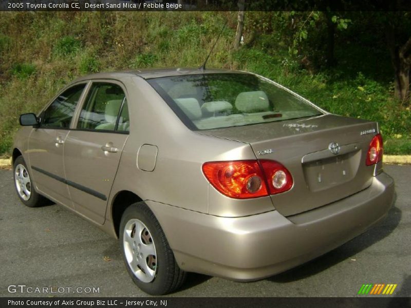 Desert Sand Mica / Pebble Beige 2005 Toyota Corolla CE