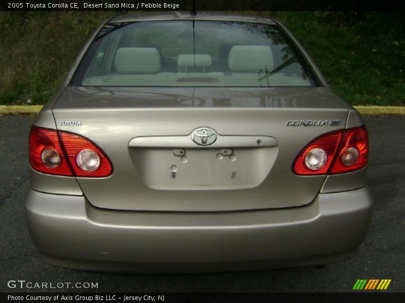 Desert Sand Mica / Pebble Beige 2005 Toyota Corolla CE