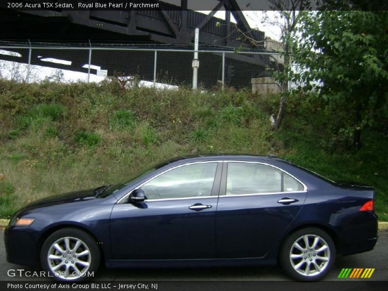 Royal Blue Pearl / Parchment 2006 Acura TSX Sedan