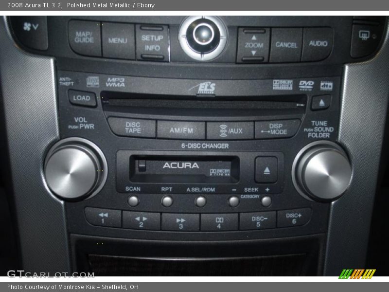 Polished Metal Metallic / Ebony 2008 Acura TL 3.2