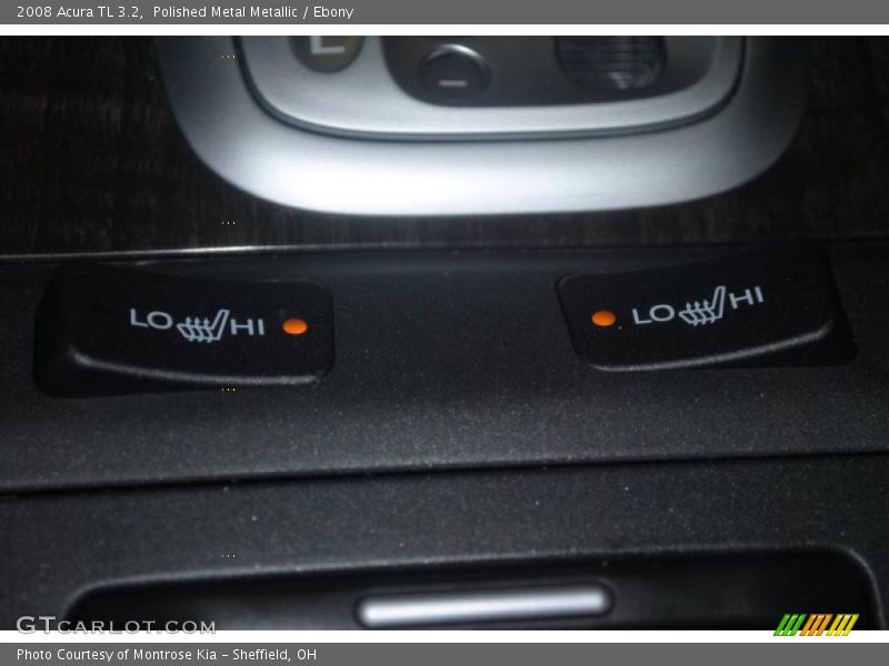 Polished Metal Metallic / Ebony 2008 Acura TL 3.2