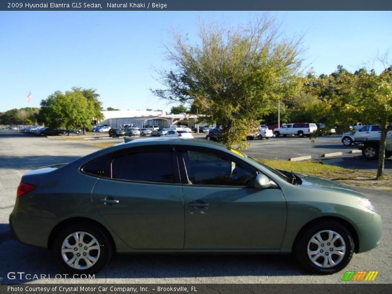 Natural Khaki / Beige 2009 Hyundai Elantra GLS Sedan