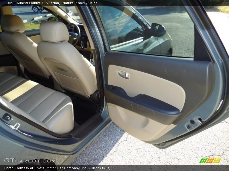 Natural Khaki / Beige 2009 Hyundai Elantra GLS Sedan