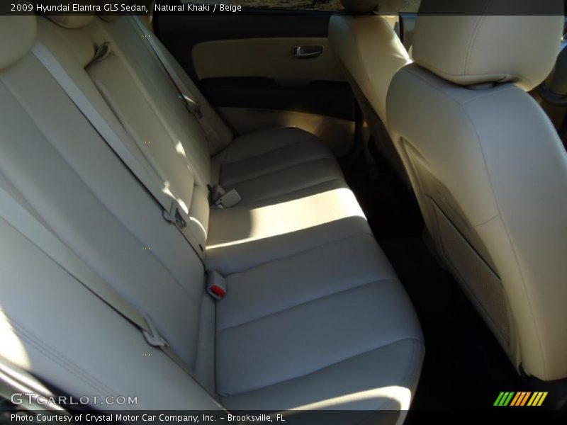 Natural Khaki / Beige 2009 Hyundai Elantra GLS Sedan
