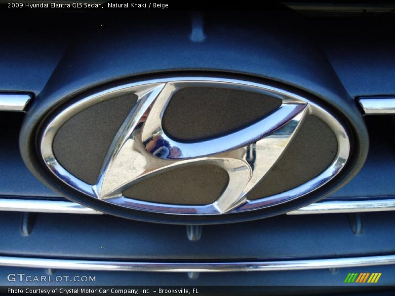 Natural Khaki / Beige 2009 Hyundai Elantra GLS Sedan