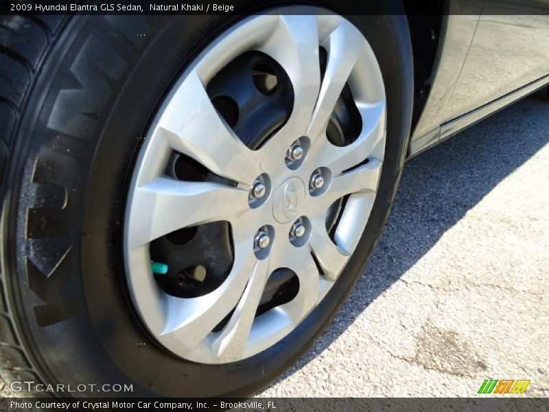 Natural Khaki / Beige 2009 Hyundai Elantra GLS Sedan