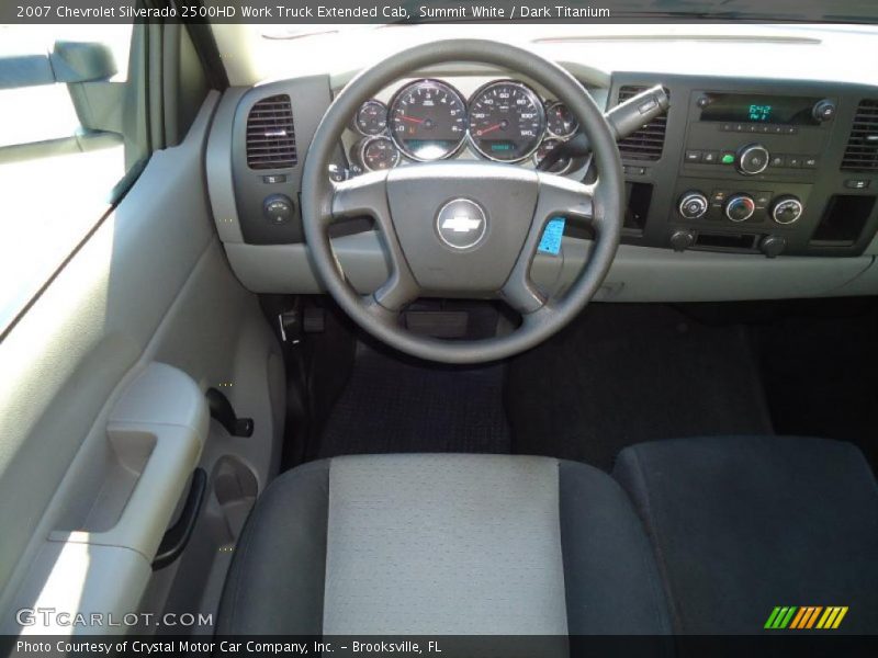 Dashboard of 2007 Silverado 2500HD Work Truck Extended Cab