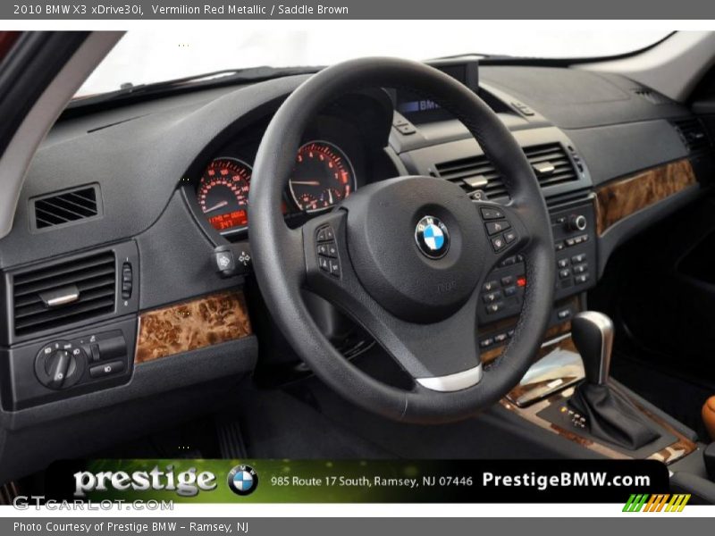 Vermilion Red Metallic / Saddle Brown 2010 BMW X3 xDrive30i
