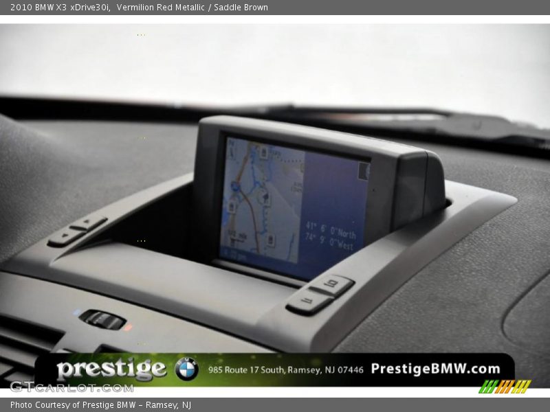 Vermilion Red Metallic / Saddle Brown 2010 BMW X3 xDrive30i