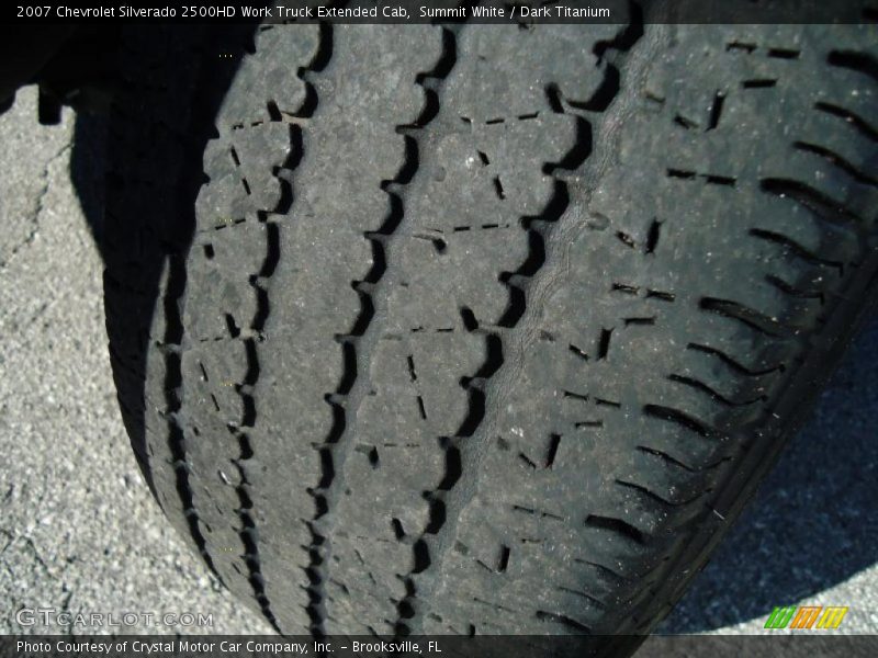 Summit White / Dark Titanium 2007 Chevrolet Silverado 2500HD Work Truck Extended Cab