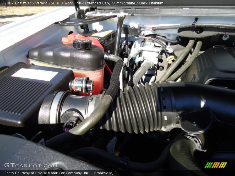 Summit White / Dark Titanium 2007 Chevrolet Silverado 2500HD Work Truck Extended Cab