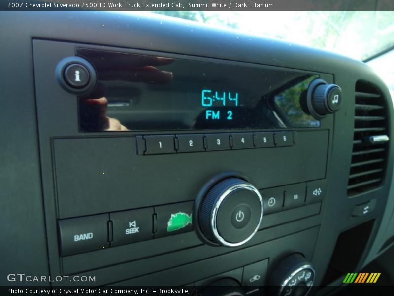Summit White / Dark Titanium 2007 Chevrolet Silverado 2500HD Work Truck Extended Cab