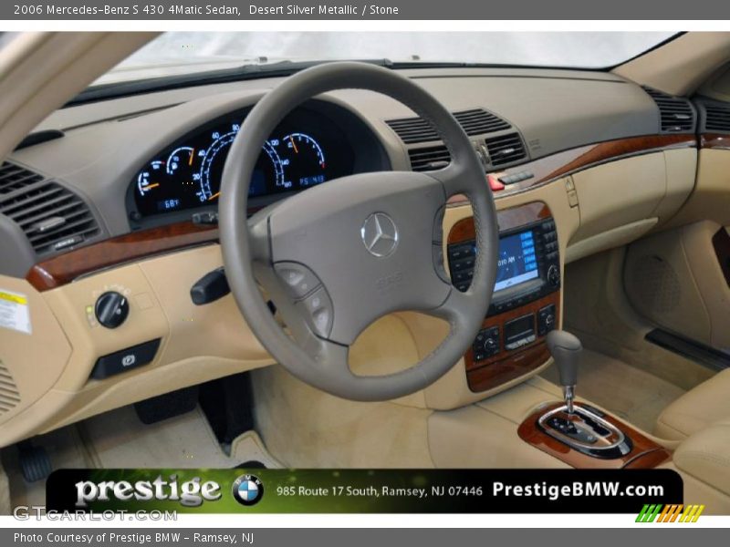 Desert Silver Metallic / Stone 2006 Mercedes-Benz S 430 4Matic Sedan