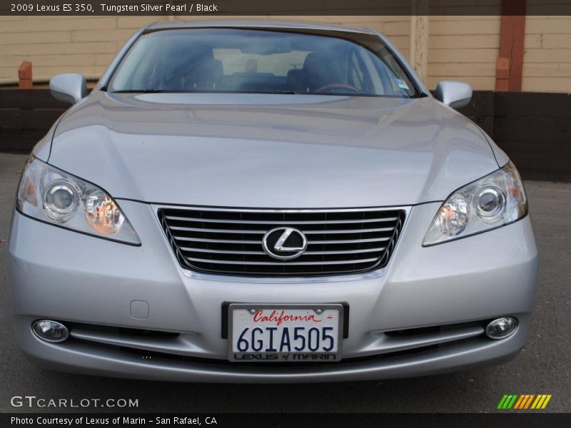 Tungsten Silver Pearl / Black 2009 Lexus ES 350