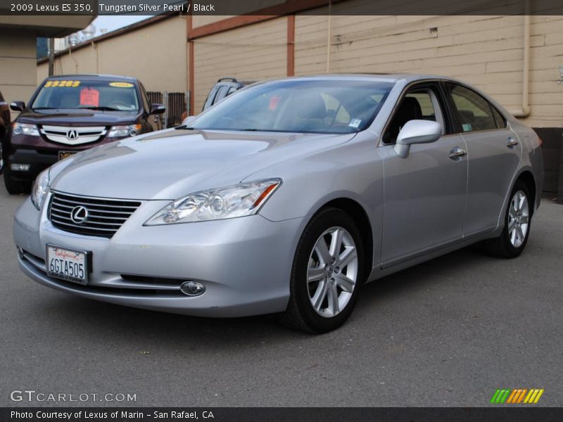 Tungsten Silver Pearl / Black 2009 Lexus ES 350