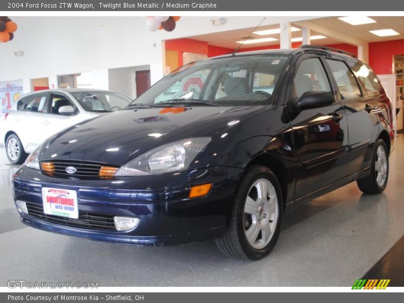 Twilight Blue Metallic / Medium Graphite 2004 Ford Focus ZTW Wagon
