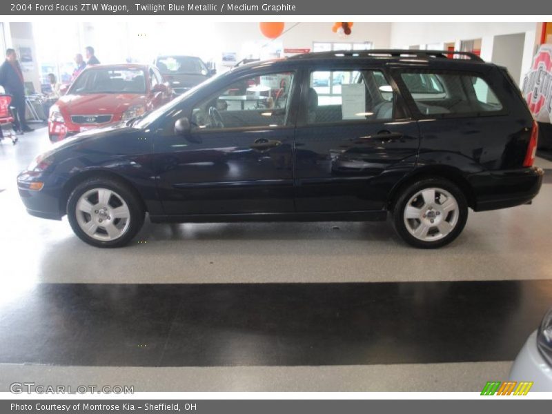 Twilight Blue Metallic / Medium Graphite 2004 Ford Focus ZTW Wagon