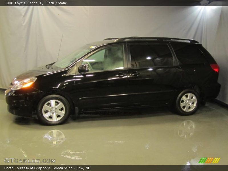 Black / Stone 2008 Toyota Sienna LE