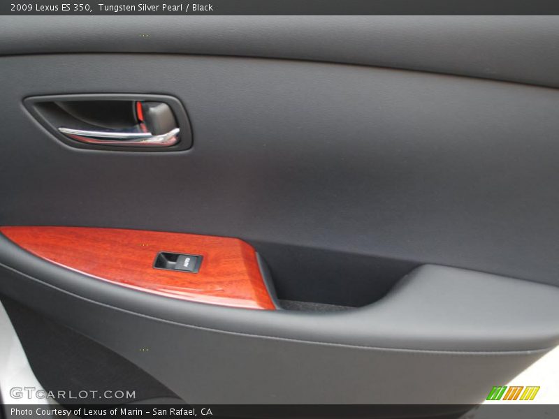 Tungsten Silver Pearl / Black 2009 Lexus ES 350
