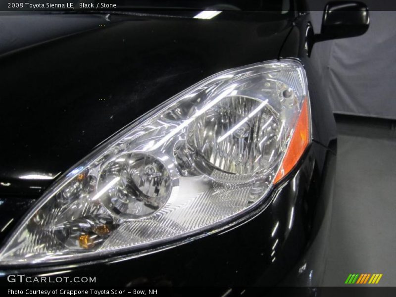 Black / Stone 2008 Toyota Sienna LE
