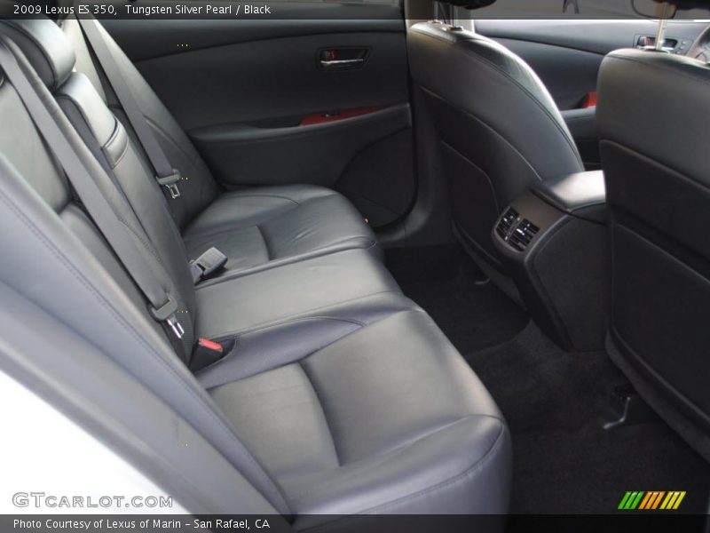 Tungsten Silver Pearl / Black 2009 Lexus ES 350
