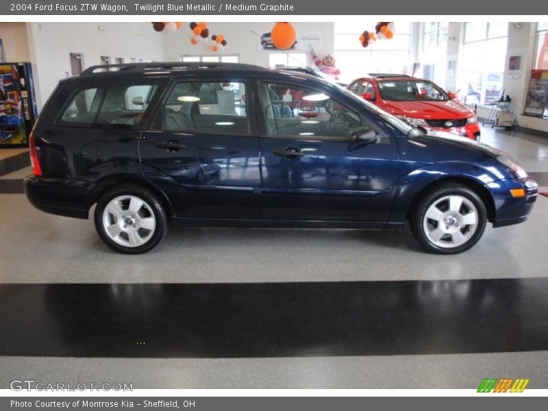 Twilight Blue Metallic / Medium Graphite 2004 Ford Focus ZTW Wagon